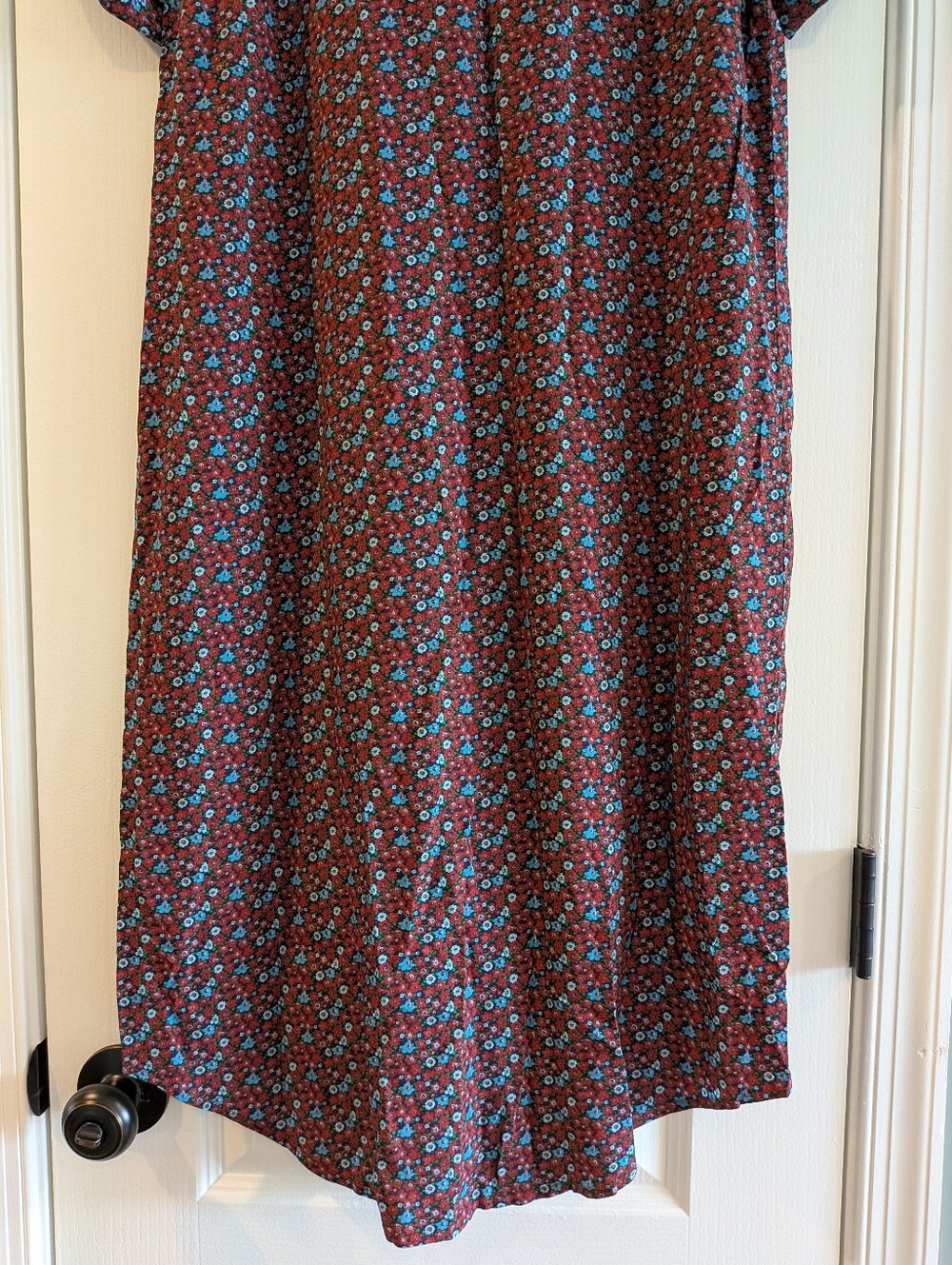 Wildfang The Empower Short Sleeve Shirt Dress Floral Unisex Midi Size XS NWT - Picture 14 of 15